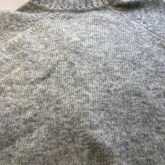 Vintage 100% Wool V Neck Unisex Sweater Glenayr Kitten Factory Lanark Ontario S - Picture 6 of 12